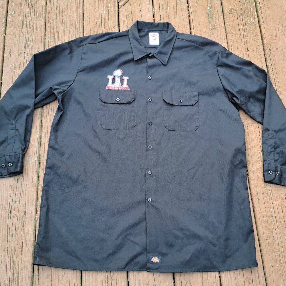 %Dickies Long Sleeve Shirt Super Bowl 21 Size 2XT Men